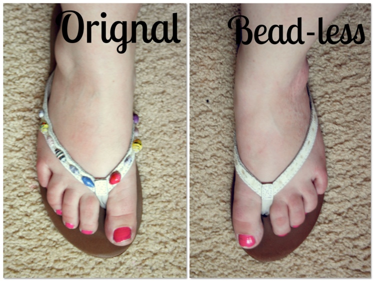 DIY upcyled sandals 